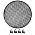 Miniatyrbild 1 av 5: 12 Tums Högtalargaller Järn Subwoofer Högtalare Cirkel Skydd Ljudnät Skydd för Bil Husbil