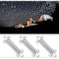 Miniatyrbild 2 av 4: 4st Spänningsfjädrar Spiral Fjädrar För Tält Markis Monterings Tillbehör, Tält Stark Vind Fjäder Vindrep Spänne Utomhus Camping Höghållfast Ste -Z