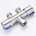 Miniatyrbillede 2 af 2: 4-punkts hane trevejsdiverter 1-i-2 adapter dobbelthoved
