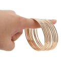 Miniatyrbillede 2 af 5: 30 stk. 3 tommer guld drømmefanger metalringe hoops makramiring til drømmefangere og håndværk