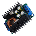 Miniatyrbild 4 av 5: 2x DC-DC CC CV Buck-omvandlare Steg-ned Ström Modul 7-32v Till 0.8-28v 12a 300w