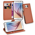 Pikkukuva 2 / 5: Samsung Galaxy S6 -kotelo - korttipaikoilla ja jalustatoiminnolla CHOCOLATE BROWN
