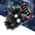 Pikkukuva 5 / 5: XH-M222 DC-moottorin nopeudensäätömoduuli 800 W:n suuritehoinen Con