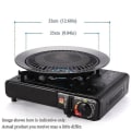 Miniatyrbillede 1 af 5: Rund jern koreansk Bbq grillpande Bbq non-stick køkkengrej sæt med stativ sæt