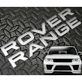 Pikkukuva 1 / 2: Matt Silver Range Rover -etumaski, konepelti, merkki, konepelti ja takaluukun kirjaimet (2 kpl)