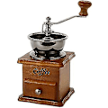 Miniatyrbillede 1 af 5: Vintage Manuel Keramisk Kaffe Grinder Konisk Burr Håndbåret Maker Sving Kaffe
