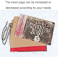 Miniatyrbillede 2 af 5: Vores Eventyr Bog Scrapbog Fotoalbum Diy Memory Scrapbog Hard Cover