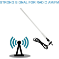 Miniatyrbillede 1 af 3: Herdio Marine Radio Antenne Vandtæt Am Fm Antenne Ip66 Bilmodtager Fleksibel Gummiande Antenne Til Bil Lastbil Båd Van Campingvogn Autocamper Yacht Hvid
