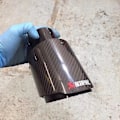 Miniatyrbilde 4 av 5: Bimirth 4\" Akrapovic Gloss Carbon Fibre Eksosrørspisser X2 Universal Endestuss