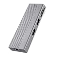Pikkukuva 1 / 5: 4-in-1 USB-keskitin levytallennustilan kanssa M.2 Dual Protocol SSD USB Type-C -sovitin 10 Gt/s Kannettava telakointiasema PC-tietokoneelle