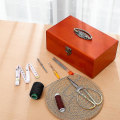 Miniatyrbillede 3 af 4: Træsykasse Organizer med Syudstyr, Hjem