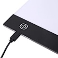 Miniatyrbilde 4 av 4: A5 LED-tegnebrett, LED-lysboks A5 LED-lys bord Ultra-tynne LED-lysbokser, A5 LED-kopibrett, fargeleggingsbrett, skisseblokk, med USB-kabel, for sjablong