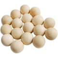 Pikkukuva 3 / 5: 100 kpl irtotaukko 10mm/12mm/16mm/20mm/25mm pyöreä pallo puuhelmet maalaus puutyöt diy-käsityöt - 12mm