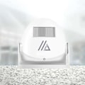 Miniatyrbillede 4 af 4: Smart Home Infrarød Sensor Velkommen Dørklokke Elektronisk Velkommen Dørklokker Enhed Moderne Hus Dørklokke Uden Batteri (hvid)