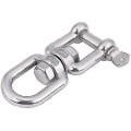 Miniatyrbillede 2 af 5: 2 stk. 10mm Heavy Duty 304 rustfrit stål drejelige ringe
