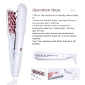 Miniatyrbillede 4 af 5: Mini Bouffant Anion Curler Rod Corn Beard Grid Curl Straight Double Electric Splint Perm black