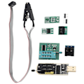 Pikkukuva 2 / 5: 1 Setti CH341A 24 25 Sarjan EEPROM Flash BIOS USB-ohjelmoija+SOIC8 SOP8 Testiklipsi+SPI 1.8V Adapteri+SOP8 SOIC8 - DIP8