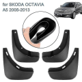 Pikkukuva 3 / 5: 4 kpl lokasuojaa yhteensopiva Skoda Octavia A5 2005-2013 Auton lokasuojat Auton lisävarusteet Roiskeet Etu- ja takalokasuojat