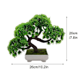 Miniatyrbillede 2 af 2: Pottet Desktop Display Have Levende Stue Kunstig Bonsai Træ Hjem Dekoration Gave