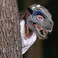 Miniatyrbilde 4 av 5: 3D Dinosaurmaske Rollespill Hodeplagg Jurassic World Raptor Gi