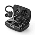 Pikkukuva 2 / 4: Bluetooth-kuulokkeet 5.1, Langattomat urheilukuulokkeet IP7 vedenkestävät Bluetooth-kuulokkeet 48H Hi-Fi stereo kaksinkertaisella mikrofonilla, CVC 8.0 melunvaimennus red