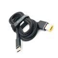 Miniatyrbillede 3 af 5: 100w USB Type C Laptop Adapter Oplader Kabel Ledning Stik Dual E- P Konverter Til