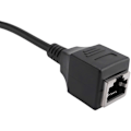 Pikkukuva 5 / 5: Adapterimuunnin DMX-kaapeli Jatkojohto XLR 3-nastainen RJ45-verkkoliittimeen (uros)