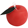 Miniatyrbild 1 av 5: Äppelformad doftljus, sött fruktaromatiskt sojavaxljus, dekorativt ljus för flik red apple