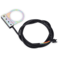 Miniatyrbilde 5 av 5: E-sykkel hastighetssensor, elektrisk sykkelpedal 12 magneter Pas-system assistentsensor hastighet