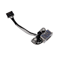 Miniatyrbilde 2 av 2: DC-in Jack Strømbrett Jack Sokkel 820-2361-a For Macbook Pr