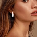 Miniatyrbillede 4 af 5: Kvinde Øreringe 2 Par Små Øreringe Til Kvinder Dangle Hoop Øreringe Mode Smykker Til Kvinder Flere Former Style:Style 2;:;