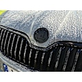 Miniatyrbillede 1 af 2: Sort 90mm Emblem Badge 3m Klæbende Forreste Bagagerumshætte F