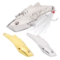 Miniatyrbillede 2 af 2: 82mm Skeder Hårde Fiskeblink Metal Vibration Blink Fiske Sequin Blink Agner