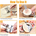 Miniatyrbild 3 av 4: 6-delad degpressats, Ravioli Maker, Dumpling Maker Set, Dumpling Maker Machine, Dump