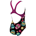Miniatyrbild 3 av 5: Flickans G Crazy Skulls Carnival Jr Swim Pro Back One Piece On