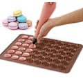 Miniatyrbilde 2 av 2: Silikonbakematte Non-stick for Macaroon Making 2stk