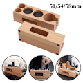 Pikkukuva 5 / 5: Kahvin tamppaustelineen täyttötukijalusta Espresso Tampering Mat Station Stand kahvitarvikkeille 51/54 mm
