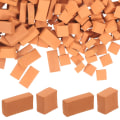 Miniatyrbillede 1 af 3: 200 stk. Miniature Mursten Simulering Mursten Diy Mursten Modeller M