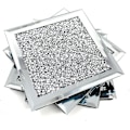 Miniatyrbild 3 av 5: Multi Kristall Underlägg | För Vuxna | Flerfärgat Tillbehör, Silver Glitter