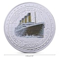 Miniatyrbilde 4 av 5: Titanic Mynt Titanic Mønstre Kjærlighet Minnemynter Håndverk Mynter Sink Legering Materiale Perfekte Gaver for Myntsamlere