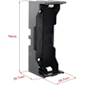 Miniatyrbillede 2 af 5: 2 stk. 126650 Batteriholderetui, med Pins 1 Slot Sort