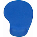 Miniatyrbilde 1 av 5: Kontormusematte med gelhåndleddsstøtte - Ergonomisk spillmusematte for skrivebord - Design Gamepad-matte gummibase for bærbar PC