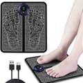 Fotmassage Mat Massageplatta Vikbar Portabel USB Hemmabruk
