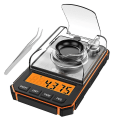 Miniatyrbild 1 av 5: 0,001 g Elektronisk digitalvåg Bärbar minivåg Precision Professionell fickvåg Milligram 50 g Kalibreringsvikter