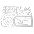 Miniatyrbillede 3 af 4: Stempler og Stanseforme til Kortfremstilling DIY Scrapbooking Kunsthåndværk Stempling Stempler Kunsthåndværk Forbrugsvarer Metal Cu