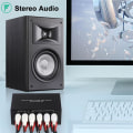 Miniatyrbilde 3 av 5: Bi-direksjonell 4-veis Rca Stereo Audio Switch L/r Lydkanal Audio Switcher, 2 In 4 Ut Eller 4 In 2