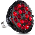 Miniatyrbillede 1 af 5: Rødt Lys Terapi Lampe, Wolezek 36w 18 Led Infrarød Lys Terapi Enhed, 660nm Rød Og 850nm Nær Infrarød Combo Rød Lys Pære