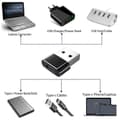 Miniatyrbillede 3 af 5: USB 2.0 (Type-A) Han til Type-C Hun Stik Adapter
