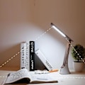 Miniatyrbillede 4 af 5: Sorg Lampe, Sorg Lysterapi Lampe, 10000 Lux Bærbar Dagslys Lampe Depression Med 3 Justerbare Lysstyrkeniveauer, Touch Control Sorg Lamper