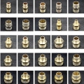 Pikkukuva 4 / 4: 1/8 Quot; 1/4 Quot; 3/8 Quot; 1/2 Quot; 3/4 Quot; 1 Quot; Bsp Male Brass Pipe Equal Reducing Hex Nipple Fitting Adapters Connector Water Home Garden 1l2 BSP L-31mm 40g